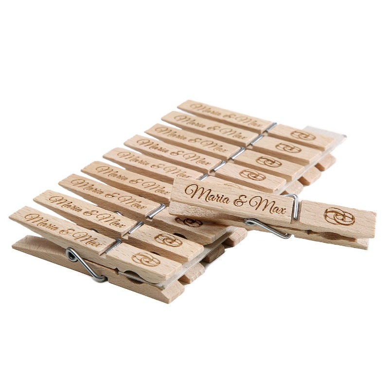 Holz-Wäscheklammern bedrucken - Wäscheklammern bedrucken - waescheklammern.com