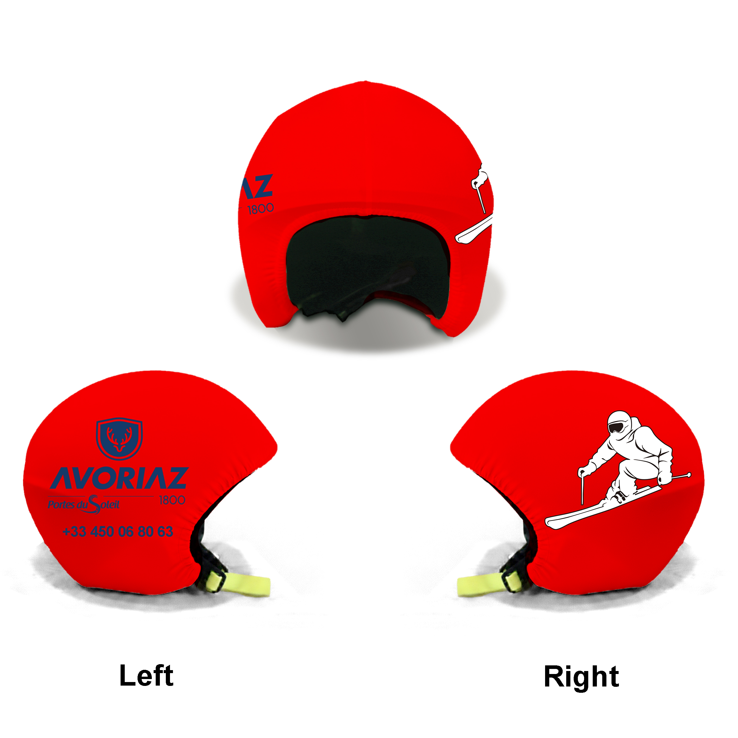 Couvre casque ski personnalisé avec logo pas cher | Objet publicitaire hiver - cadeauxpublicitaire.com
